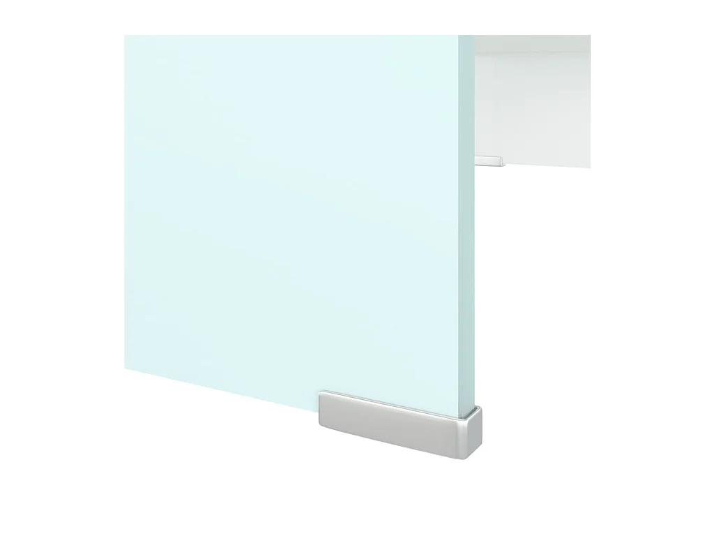 Mueble TV | Elevador de monitor cristal verde 70x30x13 cm