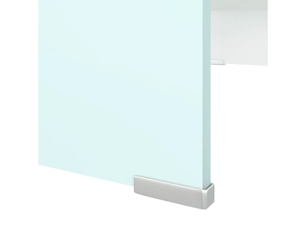 Mueble TV | Elevador de monitor cristal verde 70x30x13 cm