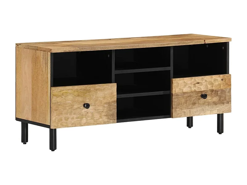 Mueble de TV | Mueble de salón madera maciza de mango 100x33x46 cm