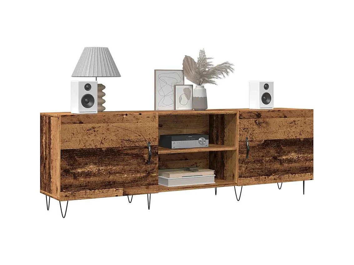 Mueble de TV | Mueble de salón madera de ingeniería envejecida 150x30x50 cm