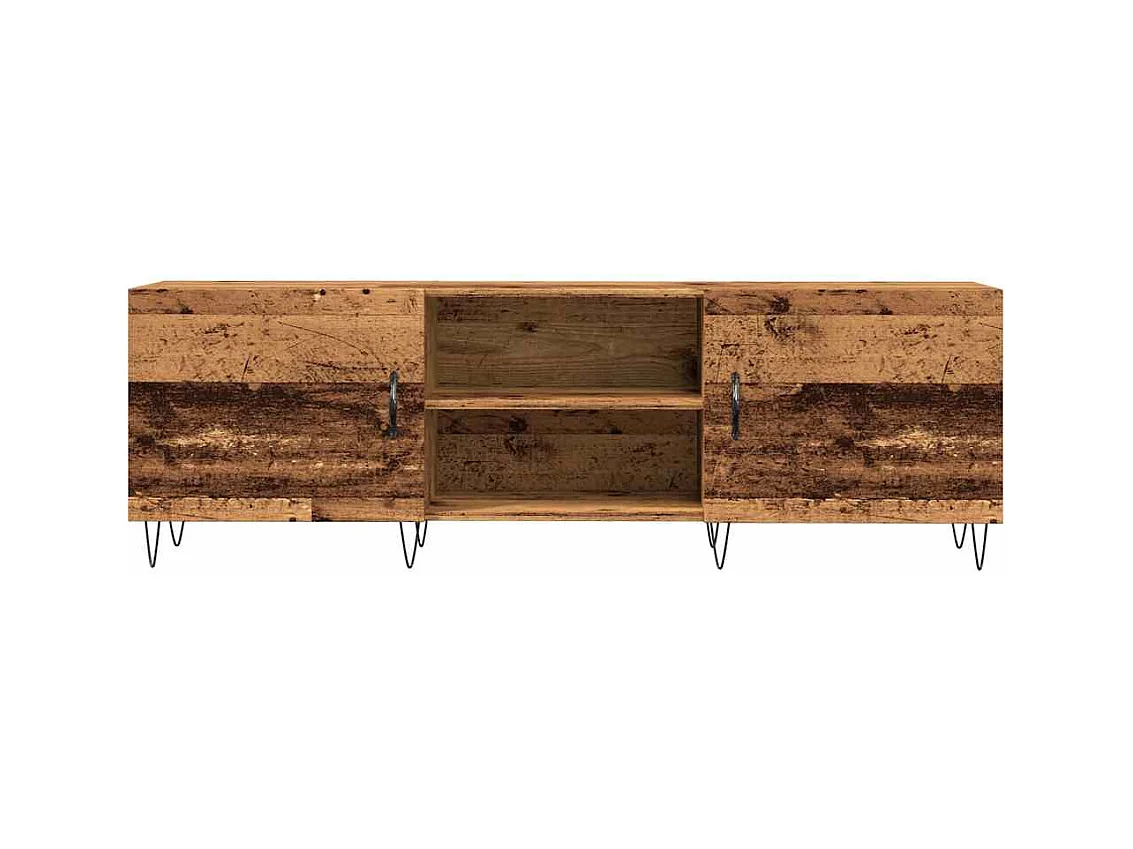 Mueble de TV | Mueble de salón madera de ingeniería envejecida 150x30x50 cm