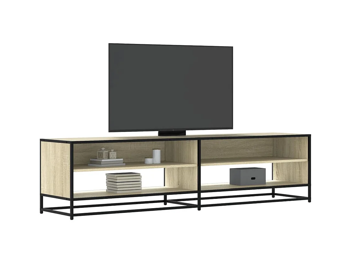 Mueble para TV  | Gabinete de TV |  Mueble de salón madera de ingeniería roble Sonoma 180,5x40x46 cm