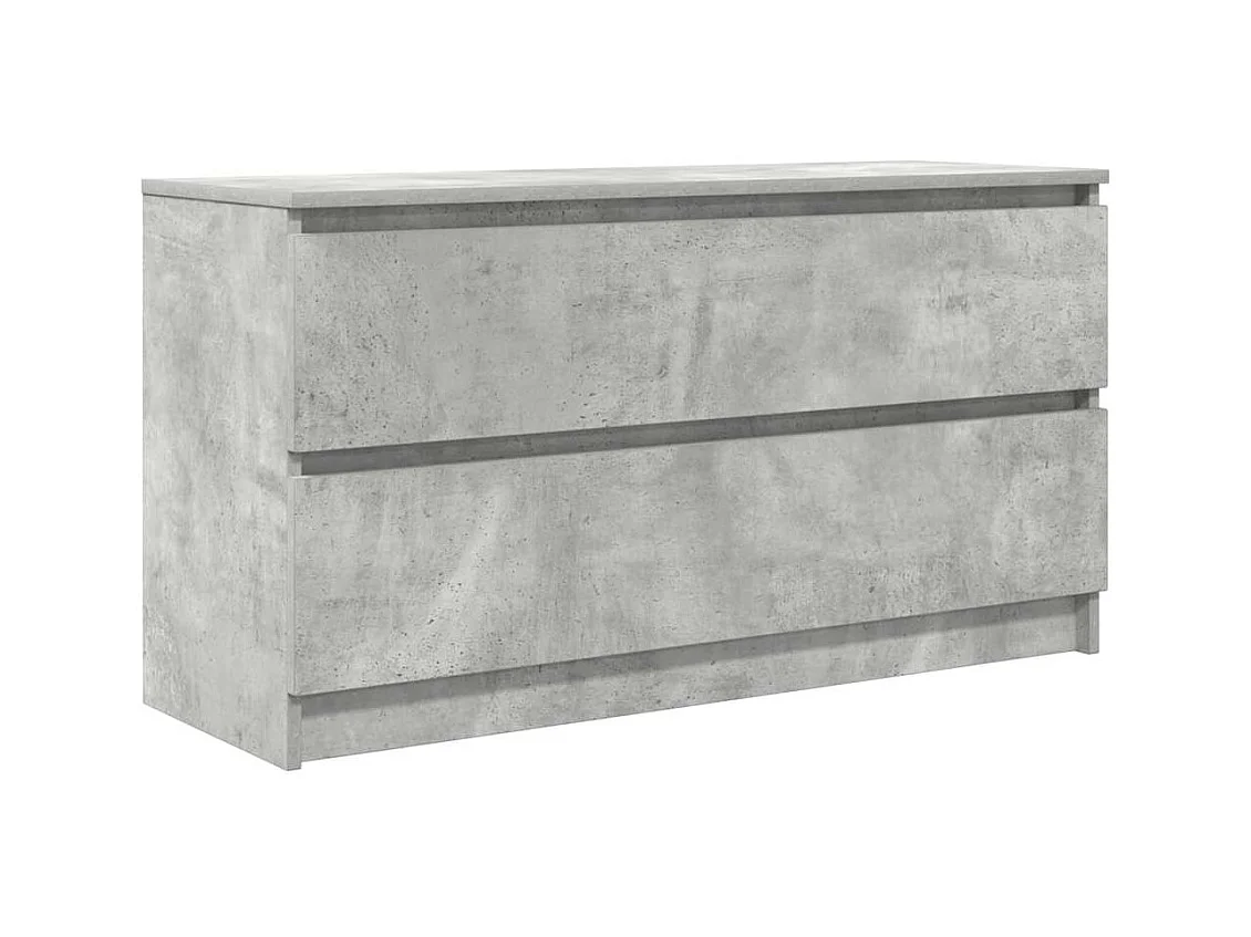 Tv-meubel | Tv-Bank | TV-kast100x35x54 cm bewerkt hout betongrijs