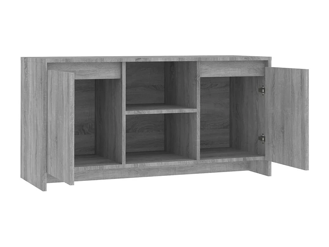 Mueble de TV | Mueble de salón madera de ingeniería gris Sonoma 102x37,5x52,5 cm