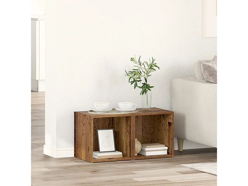 Gabinete de TV | Mueble de TV | Mueble de salón Marrón