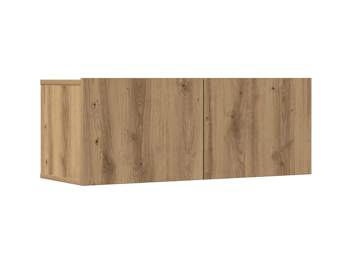 Mueble para TV  | Gabinete de TV |  Mueble de salón de pared madera contrachapada artesanal 7 piezas