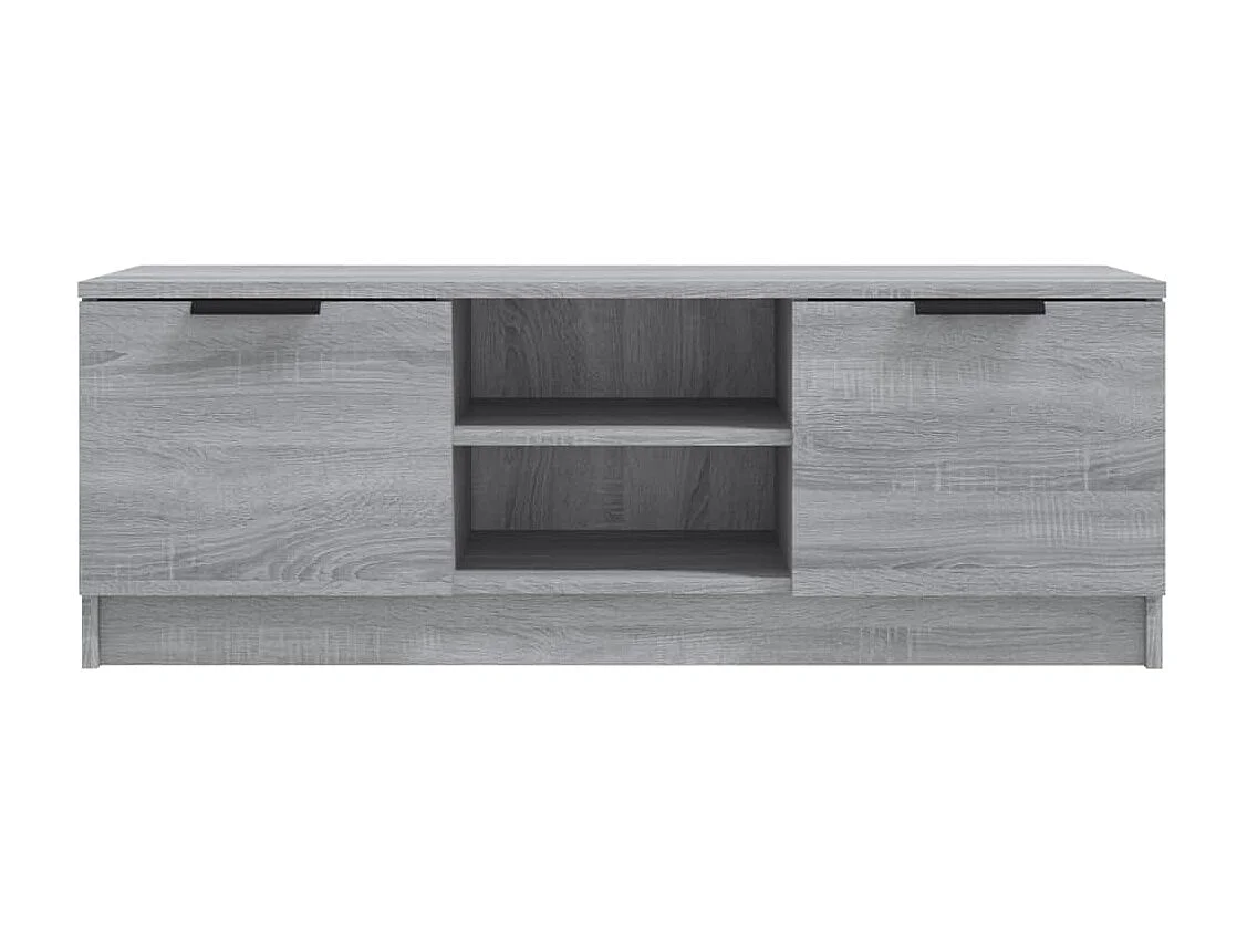 Mueble de TV | Mueble de salón madera contrachapada gris Sonoma 102x35x36,5 cm