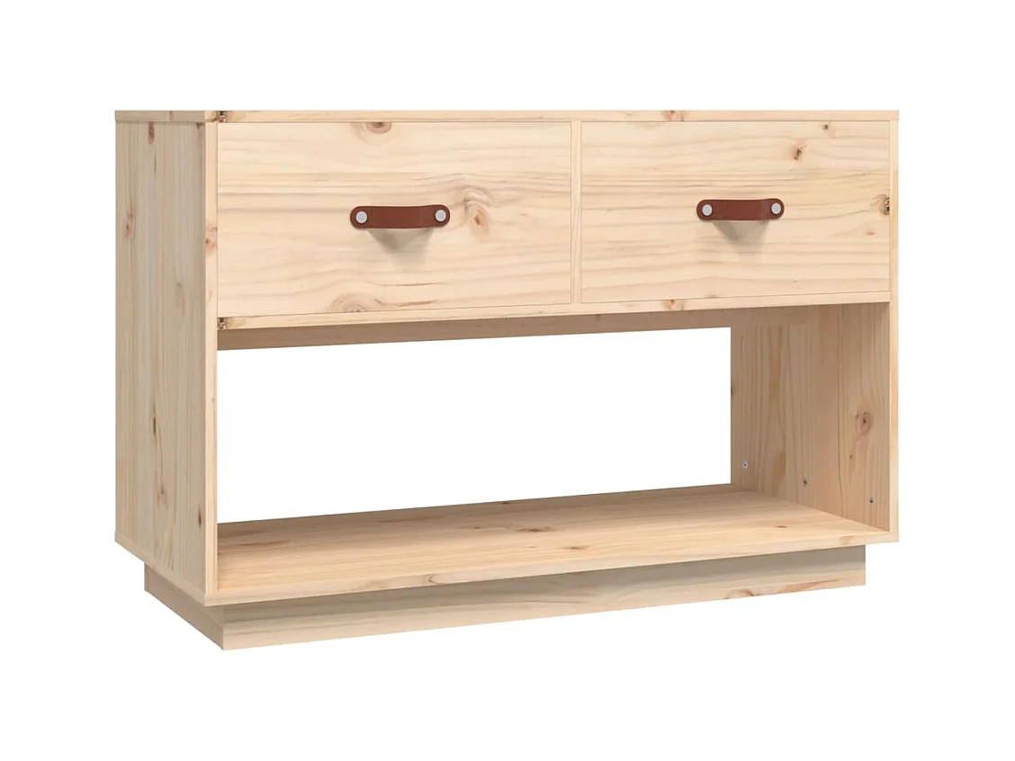Mueble de TV | Mueble de salón de madera maciza de pino 90x40x60 cm