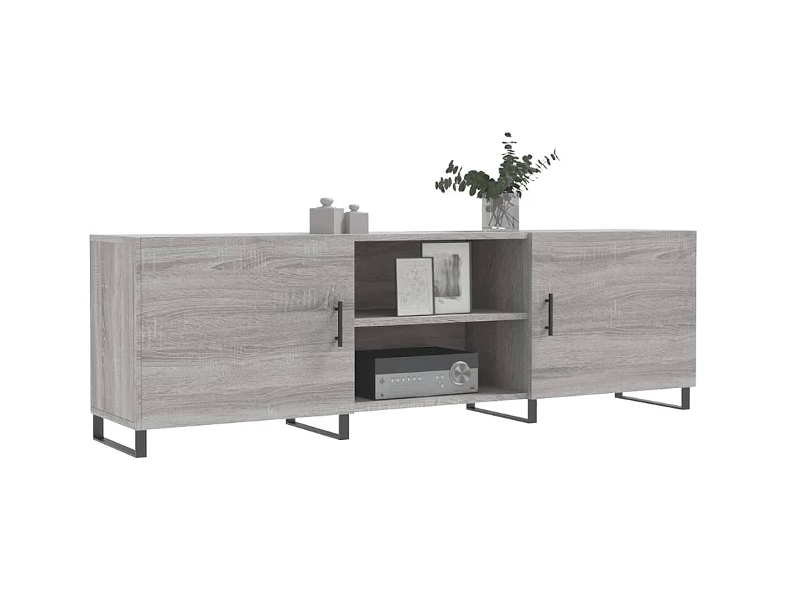 Meuble TV | Banc TV | Armoire TV sonoma gris 150x30x50 cm bois d'ingénierie