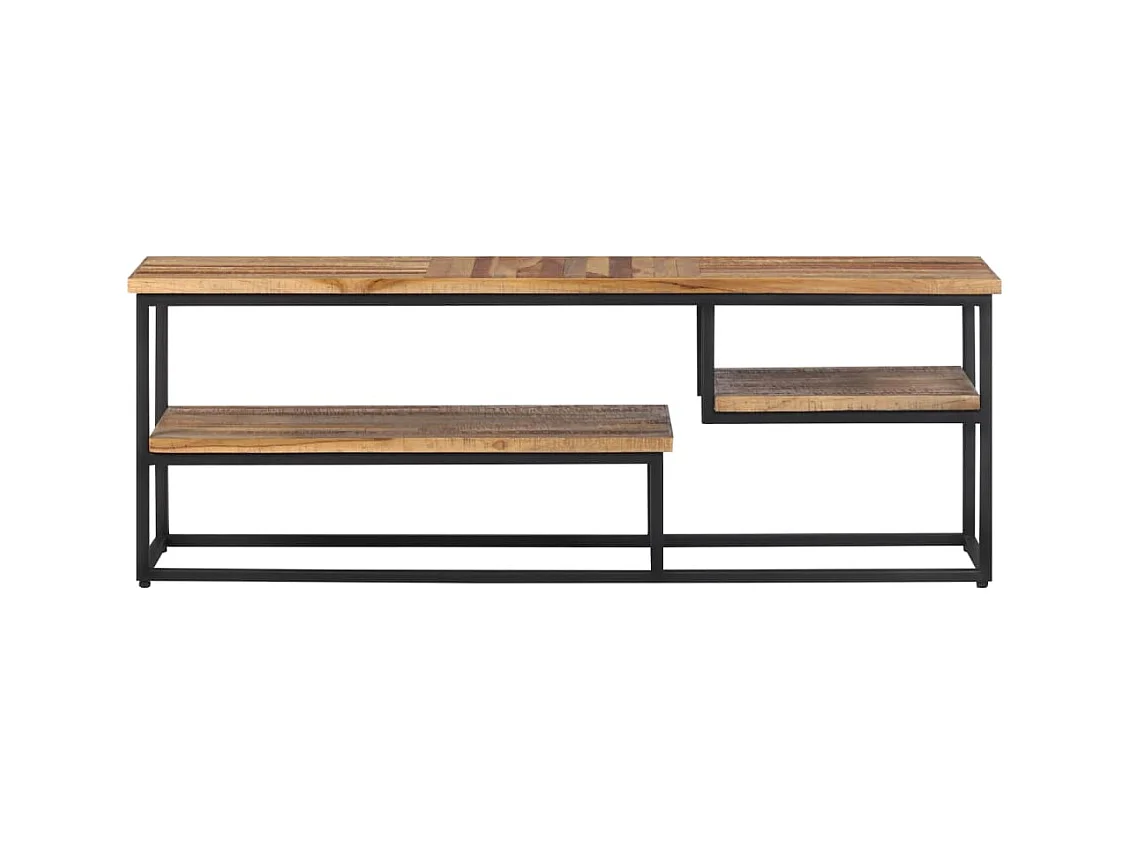 Mueble de TV | Mueble de salón teca maciza reciclada 110x30x39 cm