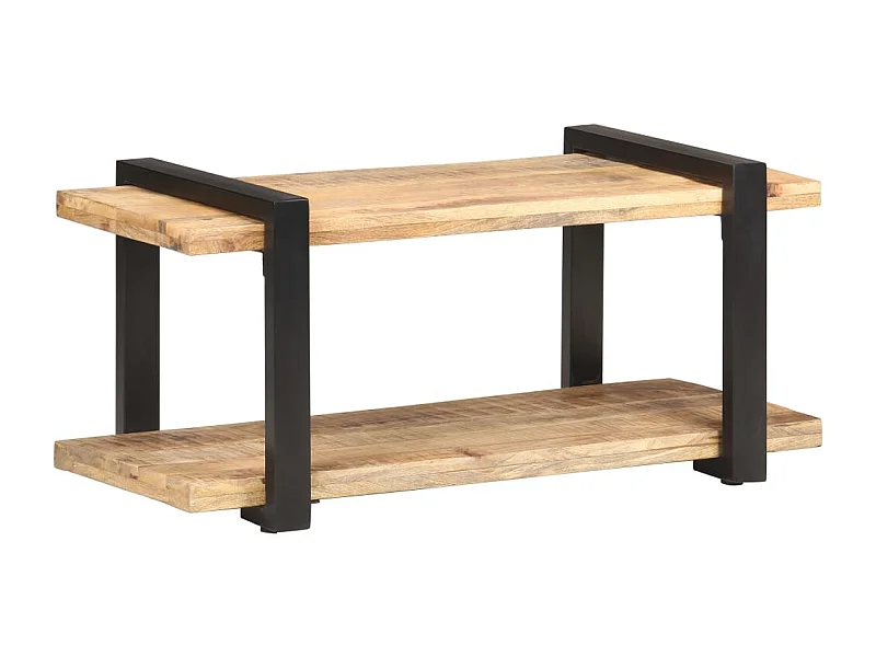 Meuble TV | Banc TV | Armoire TV 90x40x40 cm Bois de manguier brut