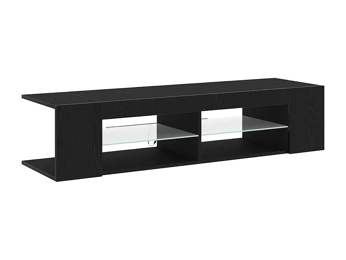 Mobile TV | Armadietto TV Nero 135 x 39 x 30 cm Legno multistrato