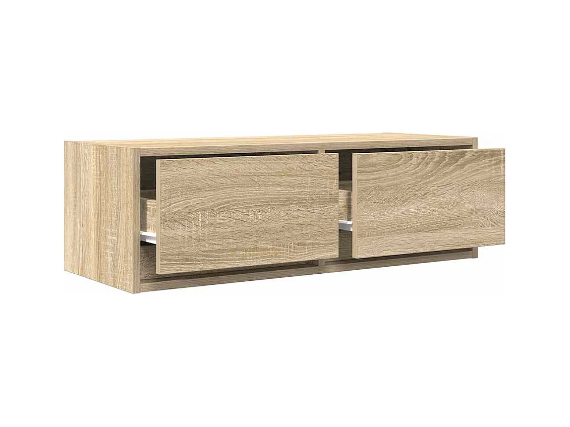 Muebles de TV | Gabinetes de TV |  Muebles de salón 2 uds Roble Sonoma 80x31x25,5cm Madera ingeniería