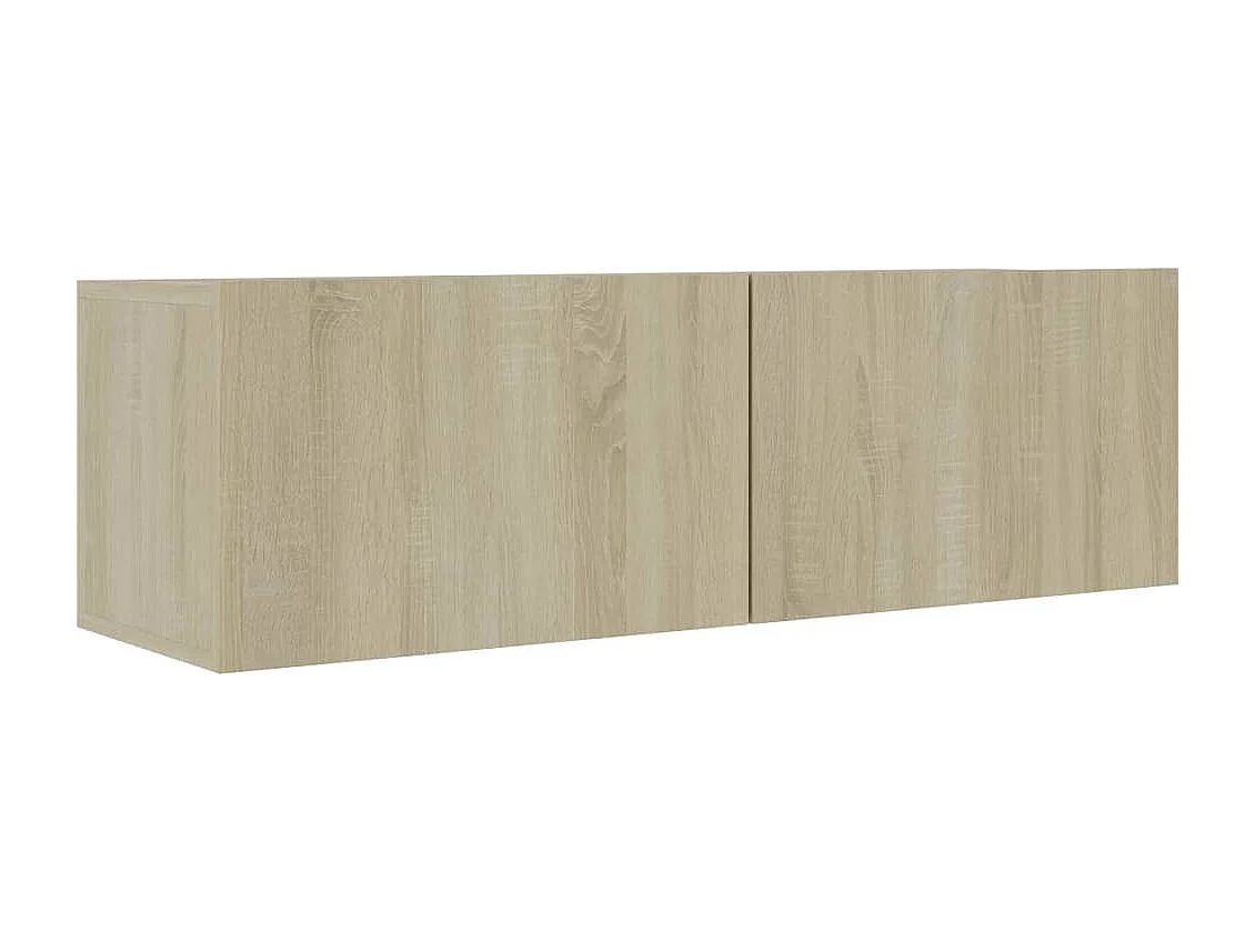 Meubles TV | Bancs TV | Armoires TV 4 pcs Chêne sonoma 100x30x30 cm Bois d'ingénierie