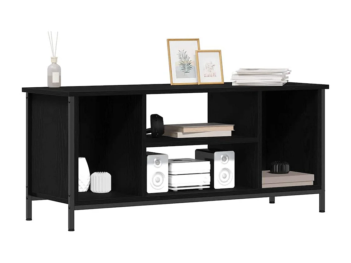 Gabinete de TV | Mueble de TV | Mueble de salón Roble negro 102 x 35 x 45 cm