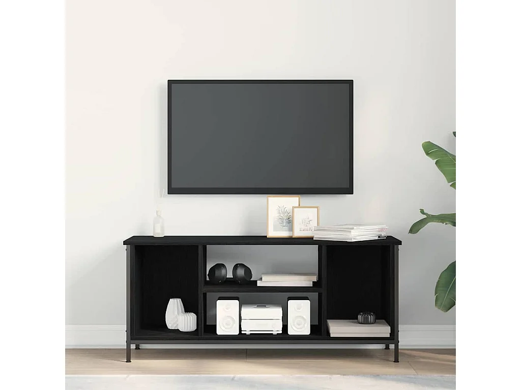 Gabinete de TV | Mueble de TV | Mueble de salón Roble negro 102 x 35 x 45 cm