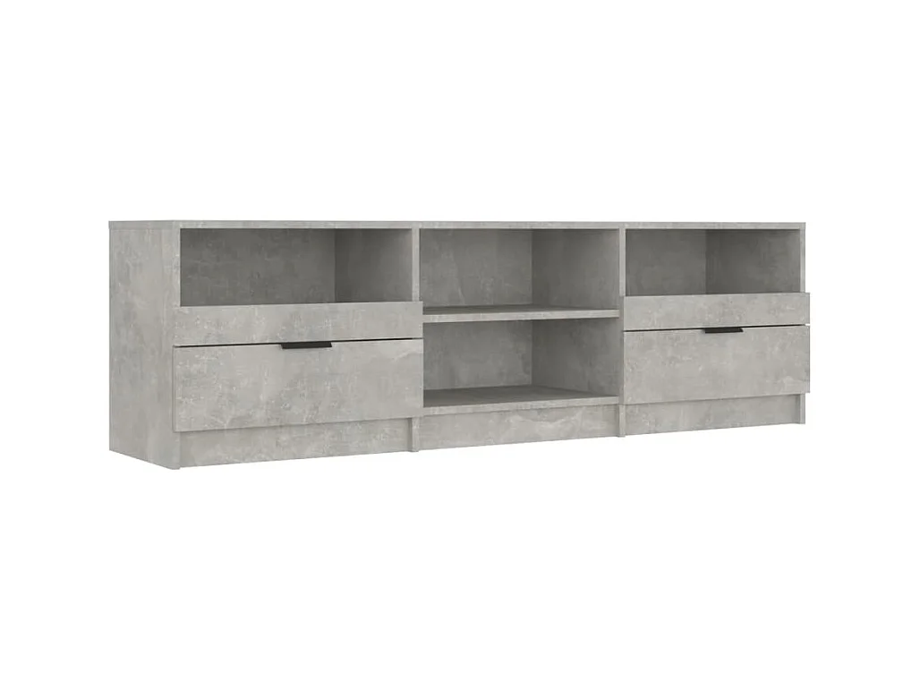 Mueble de TV | Mueble de salón madera contrachapada gris hormigón 150x33,5x45 cm