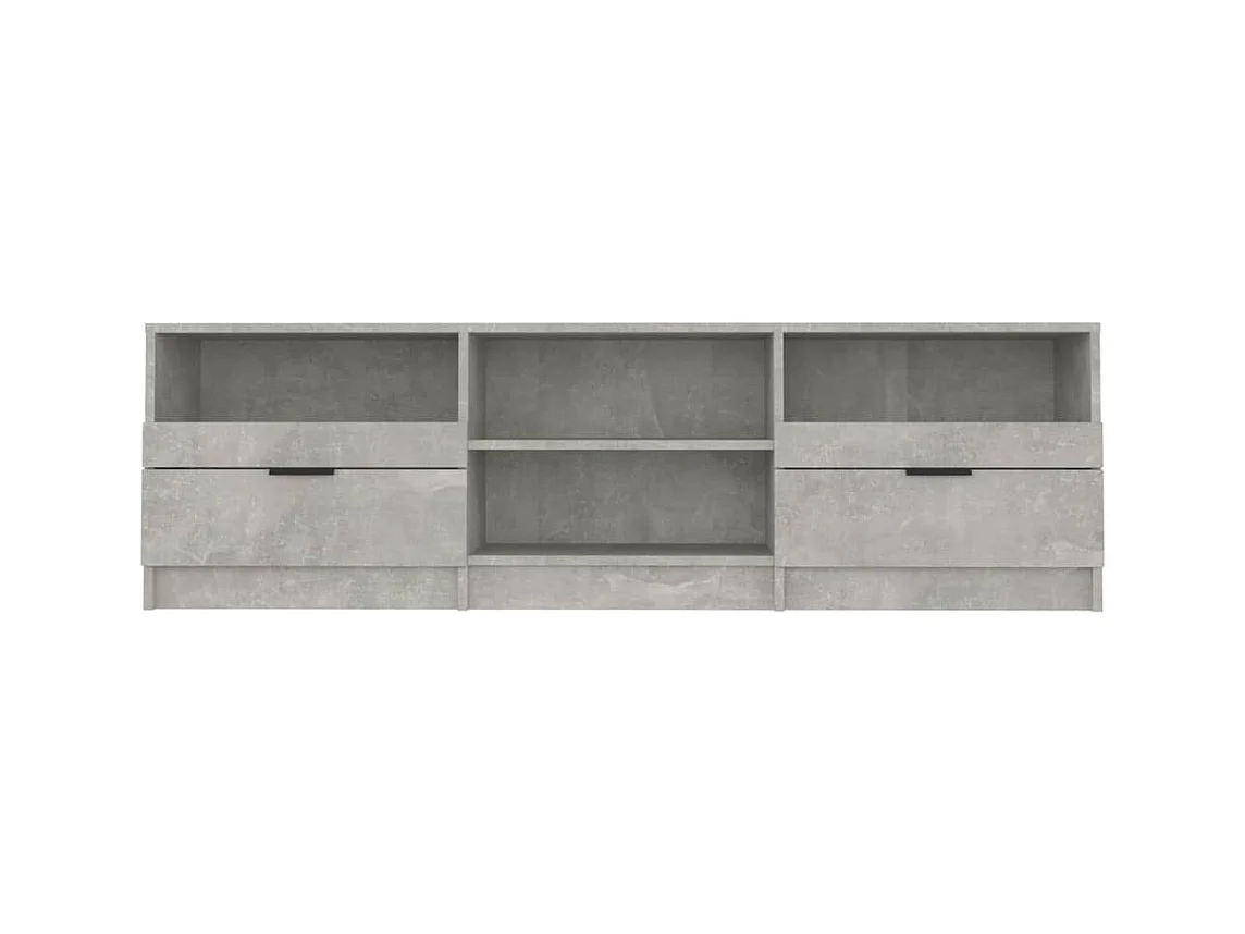 Mueble de TV | Mueble de salón madera contrachapada gris hormigón 150x33,5x45 cm