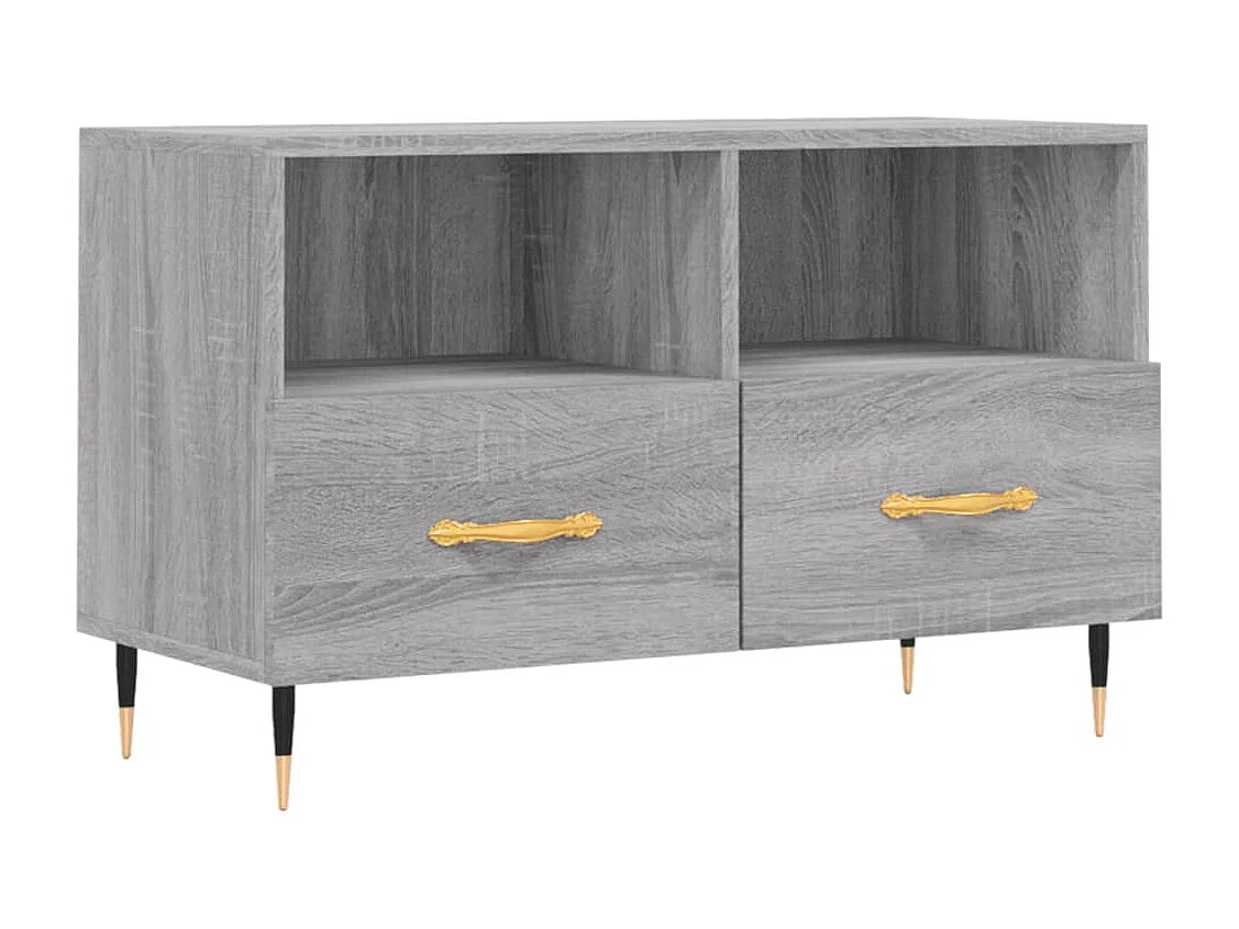 Mueble de TV | Mueble de salón madera de ingeniería gris Sonoma 80x36x50 cm
