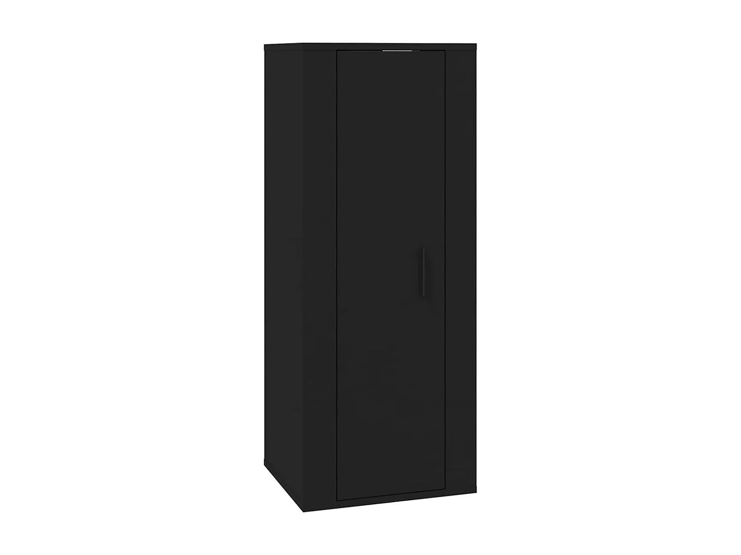 Mueble para TV  | Gabinete de TV |  Mueble de salón de pared negro 40x34,5x100 cm
