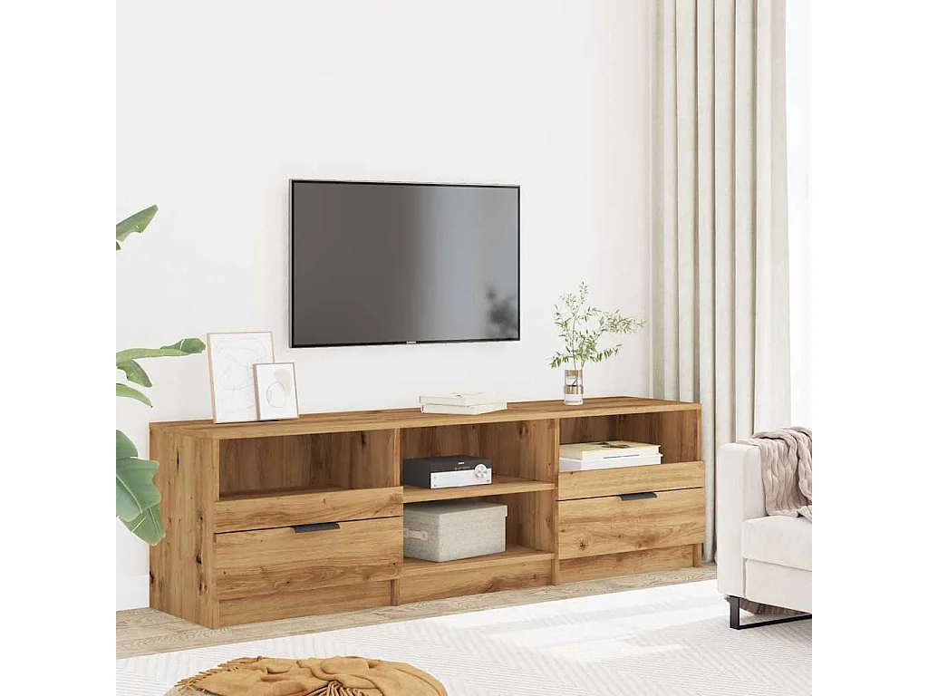 Mueble de TV | Mueble de salón madera de ingeniería roble artisan 150x33,5x45 cm