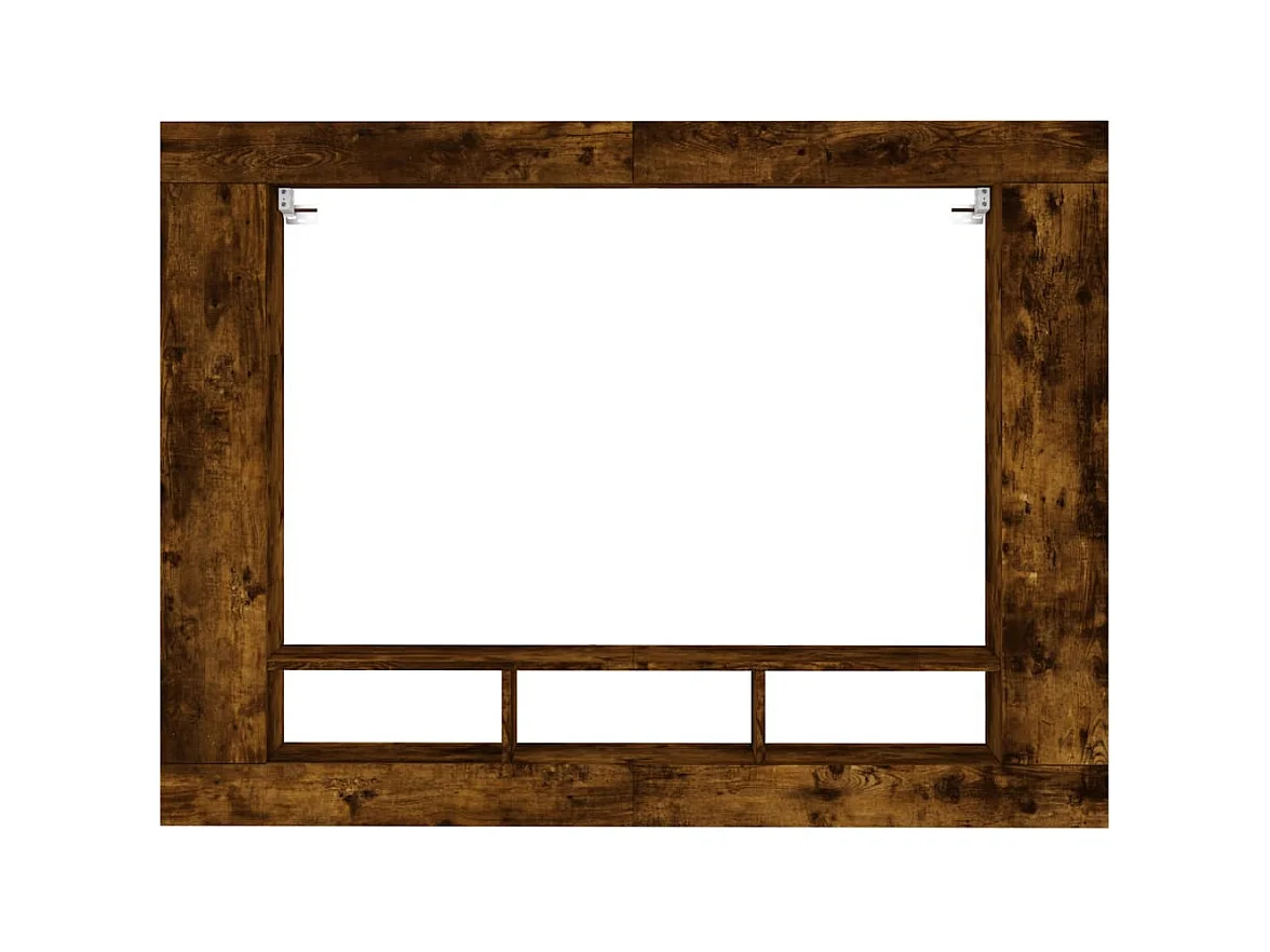Mueble para TV  | Gabinete de TV |  Mueble de salón madera de ingeniería roble ahumado 152x22x113 cm