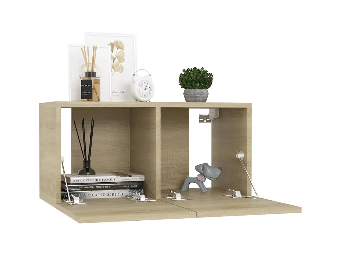 Ensemble de meubles TV | Bancs TV | Armoires TV 6 pcs Chêne sonoma Bois d'ingénierie