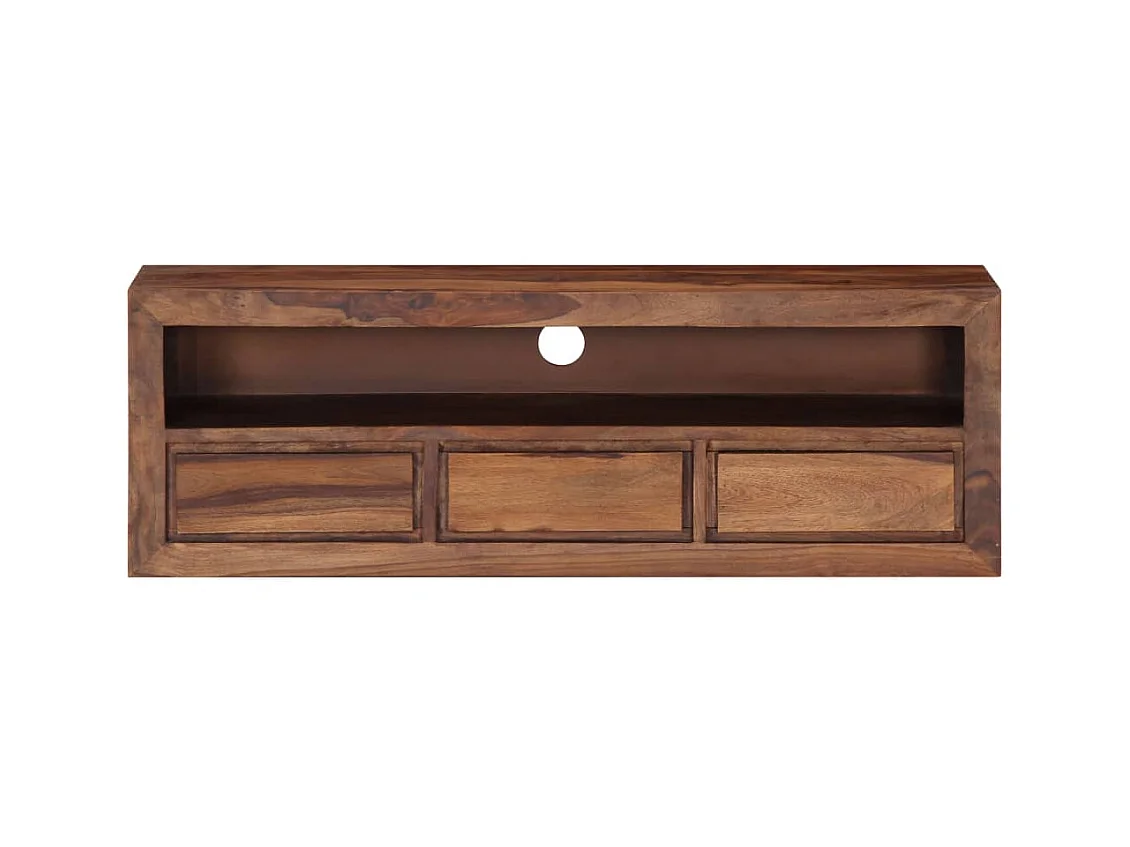 Mueble de TV | Mueble de salón de madera maciza de acacia 120x30x40 cm