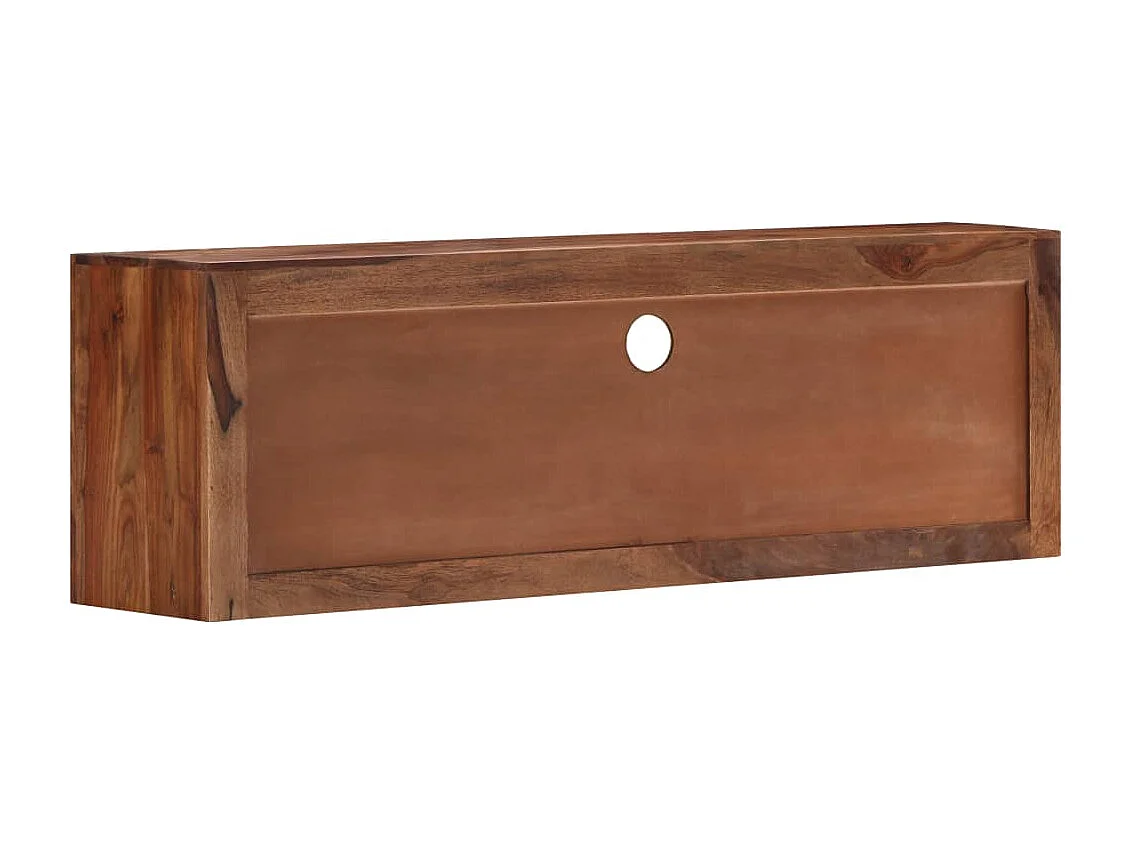 Mueble de TV | Mueble de salón de madera maciza de acacia 120x30x40 cm