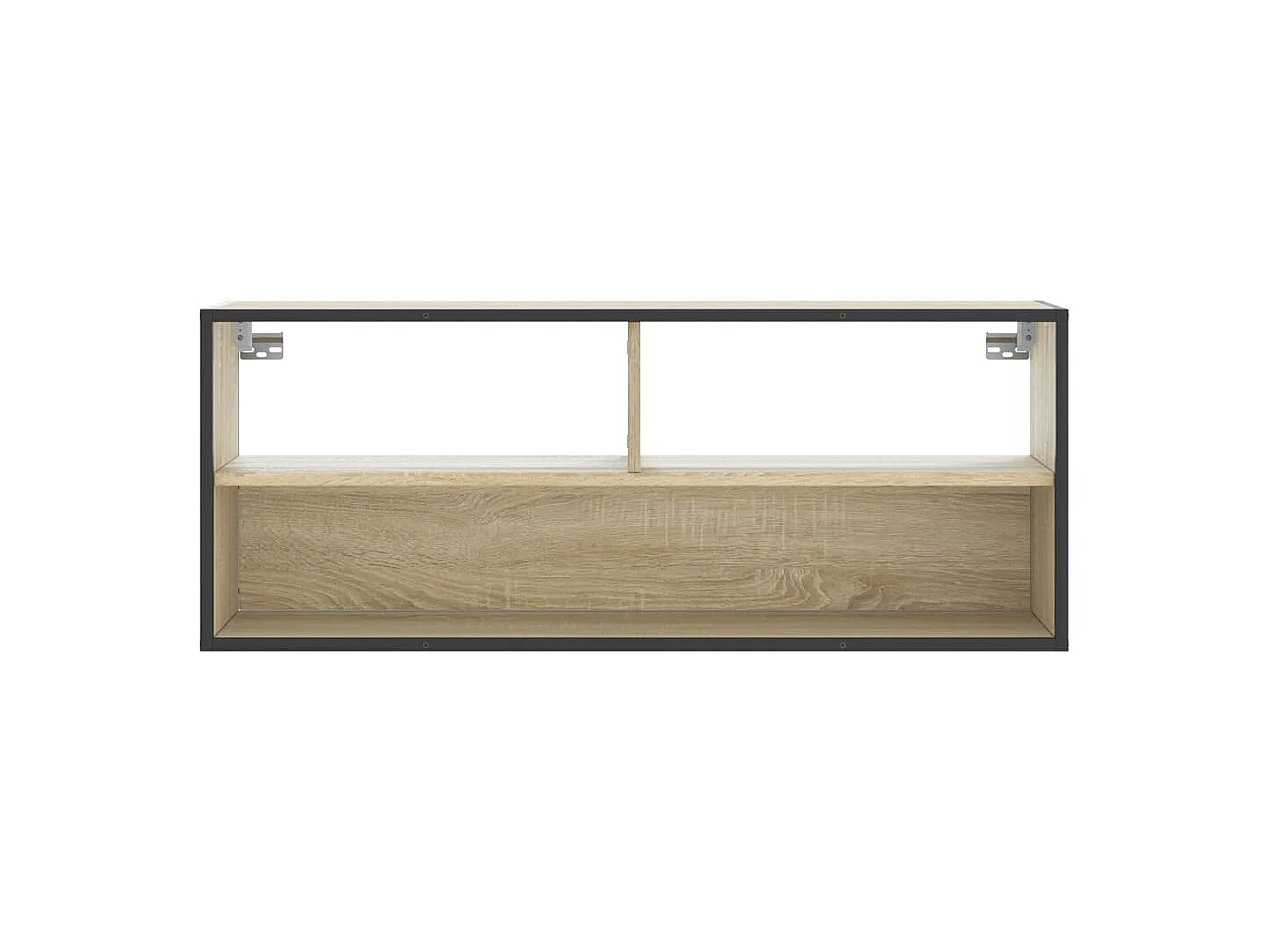 Tv-meubel | Tv-Bank | TV-kast100x31x39,5cm bewerkt hout metaal sonoma eikenkleurig