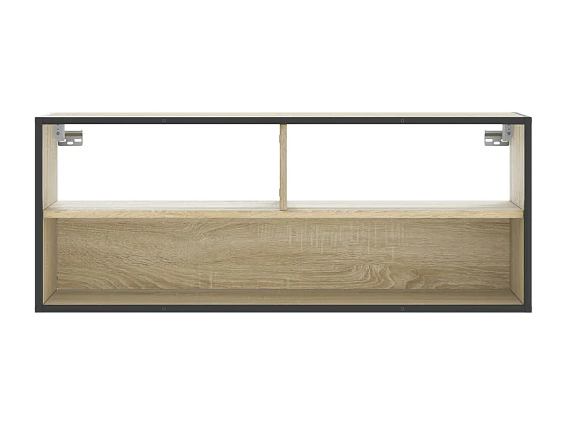 Tv-meubel | Tv-Bank | TV-kast100x31x39,5cm bewerkt hout metaal sonoma eikenkleurig