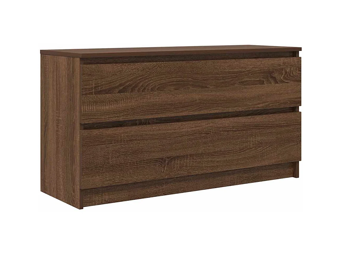 Tv-meubel | Tv-Bank | TV-kast100x35x54 cm bewerkt hout bruin eikenkleur