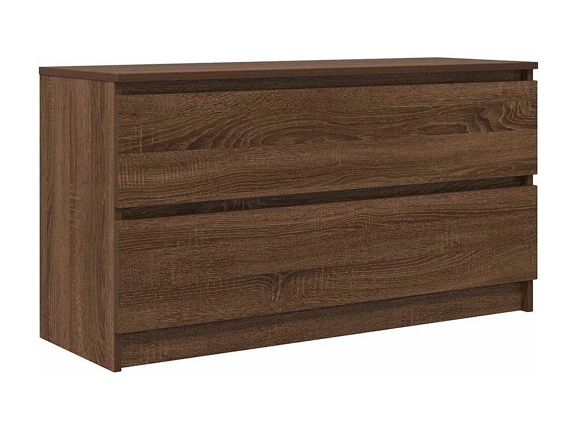 Tv-meubel | Tv-Bank | TV-kast100x35x54 cm bewerkt hout bruin eikenkleur