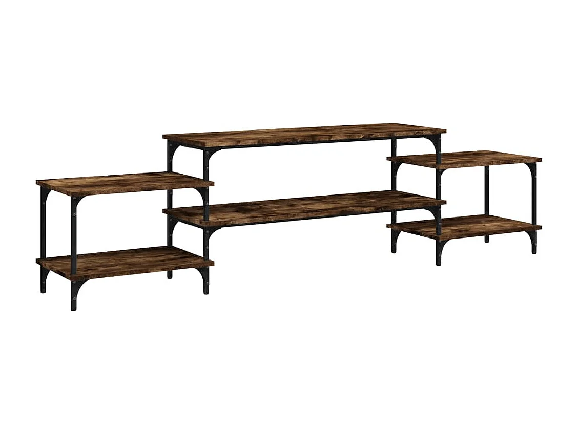 Mueble para TV  | Gabinete de TV |  Mueble de salón madera contrachapada roble ahumado 197x35x52 cm