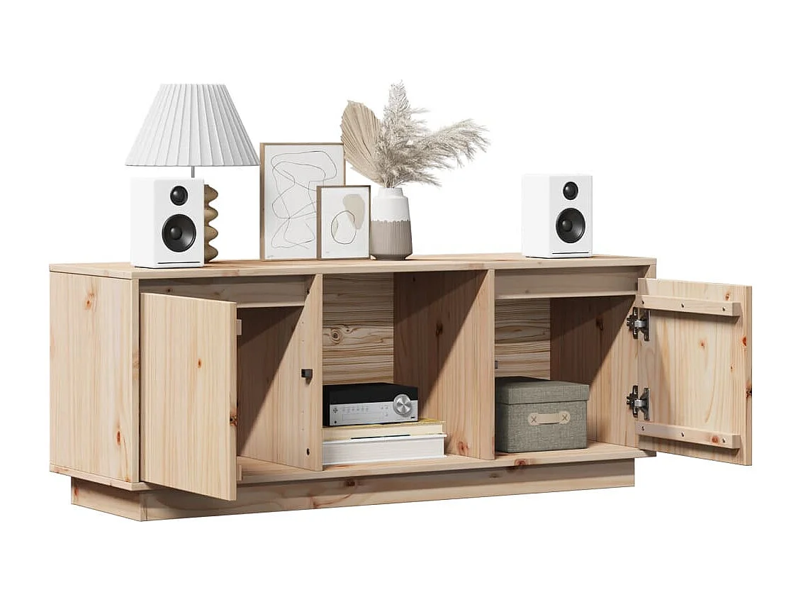 Meuble TV | Banc TV | Armoire TV 110,5x35x44 cm Bois de pin massif