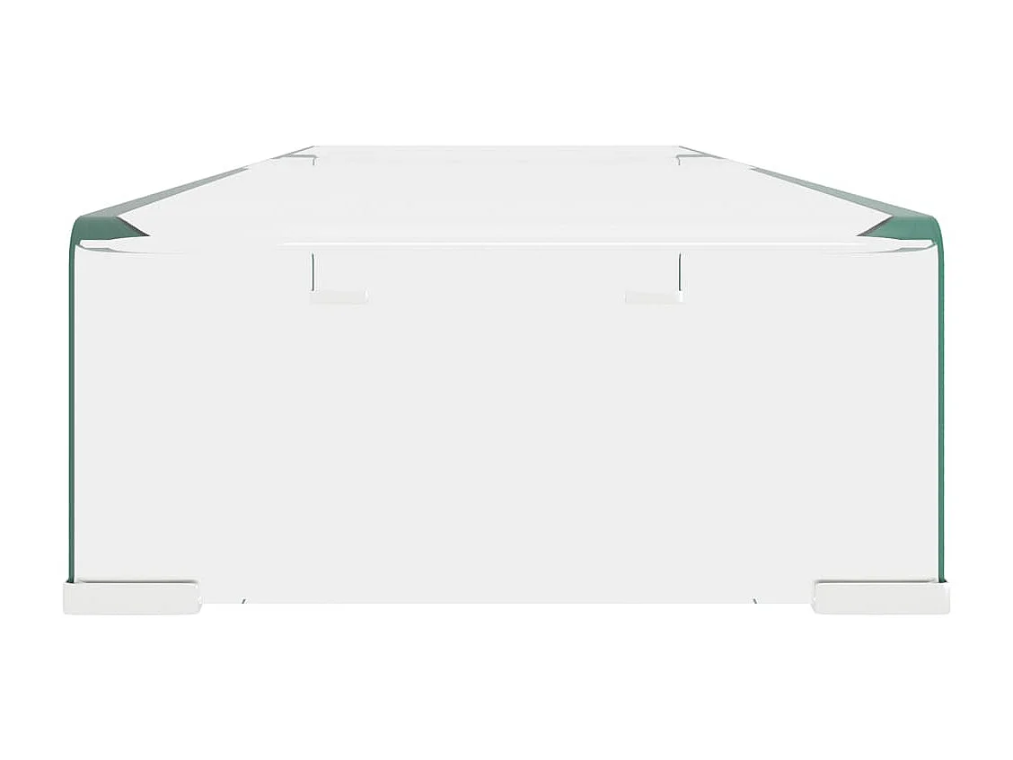 Meuble TV | Banc TV | Armoire TV,pour moniteur 90x30x13 cm verre transparent