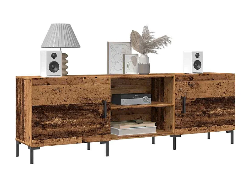 Meuble TV | Banc TV | Armoire TV vieux bois 150x30x50 cm bois d'ingénierie