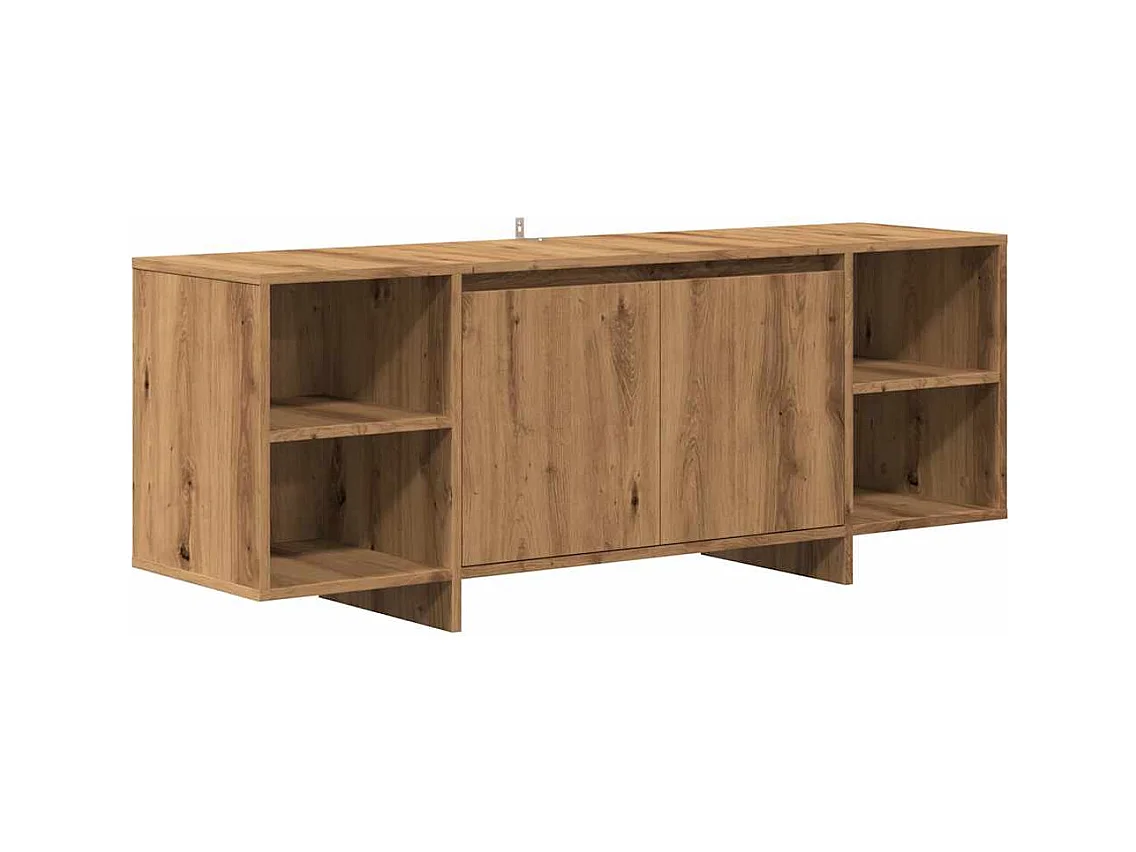Mueble de TV | Mueble de salón madera de ingeniería roble artisan 130x35x50 cm