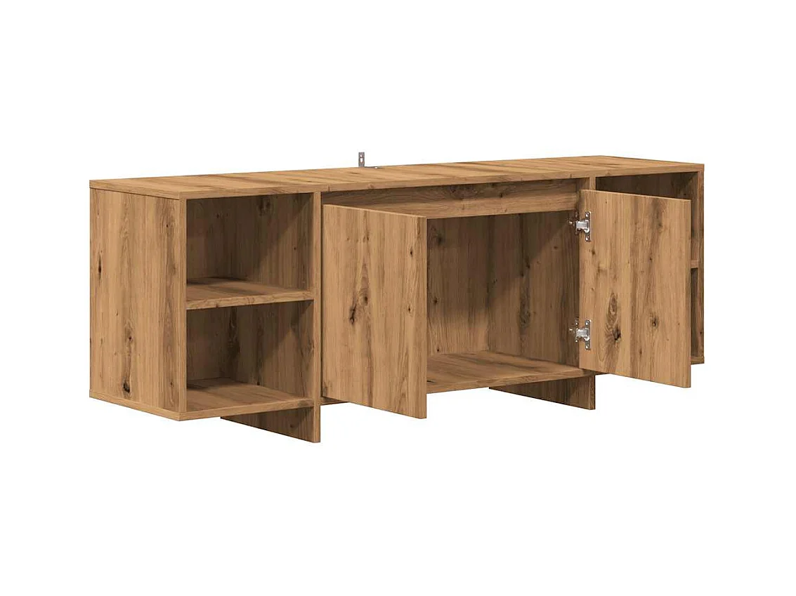 Mueble de TV | Mueble de salón madera de ingeniería roble artisan 130x35x50 cm