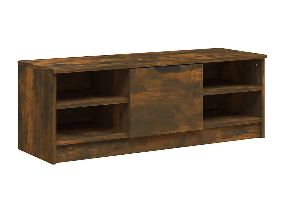 Mueble de TV | Mueble de salón madera contrachapada roble ahumado 102x35,5x36,5cm
