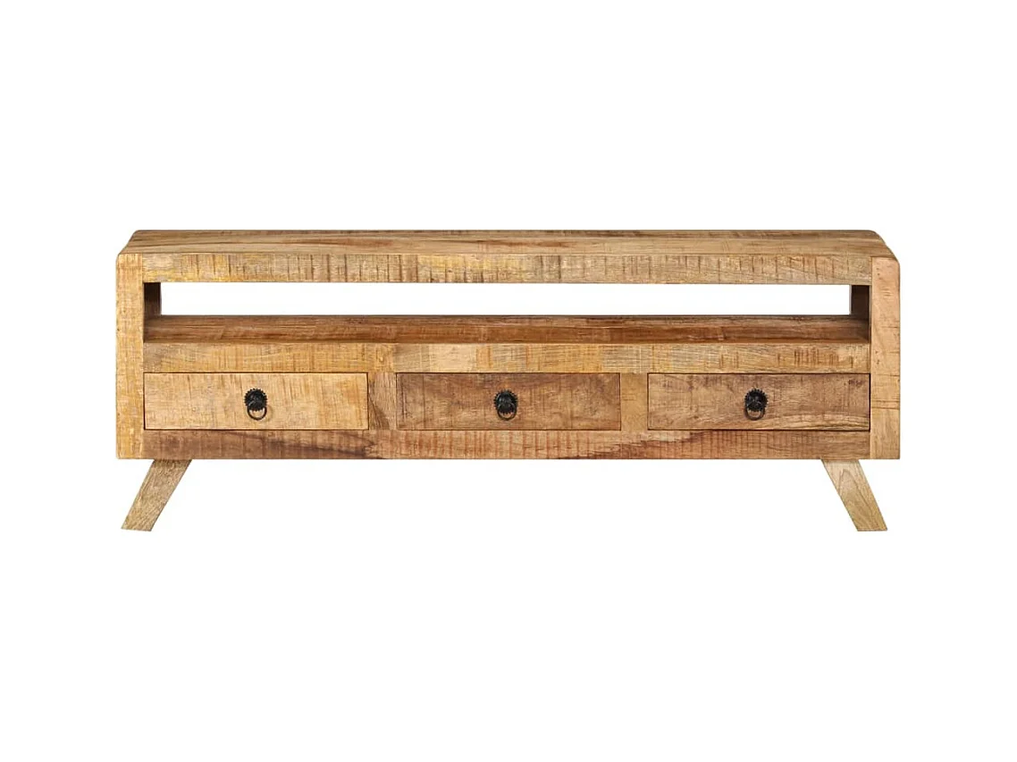 Mueble de TV | Mueble de salón madera maciza de mango 110x30x40 cm