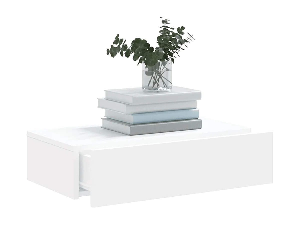 Meuble TV | Banc TV | Armoire TV avec éclairage LED blanc 60x35x15,5 cm