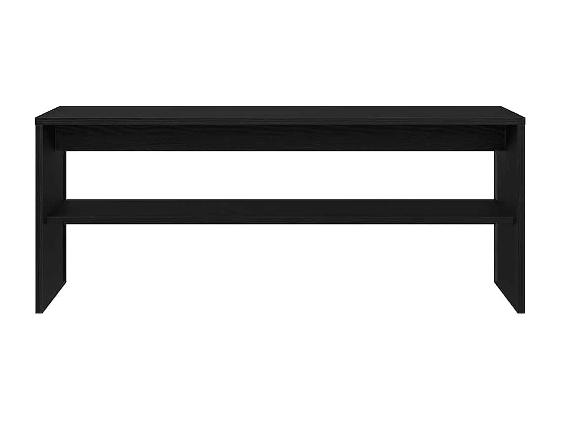 Mueble para TV  | Gabinete de TV |  Mueble de salón madera contrachapada roble negro100x40x40 cm