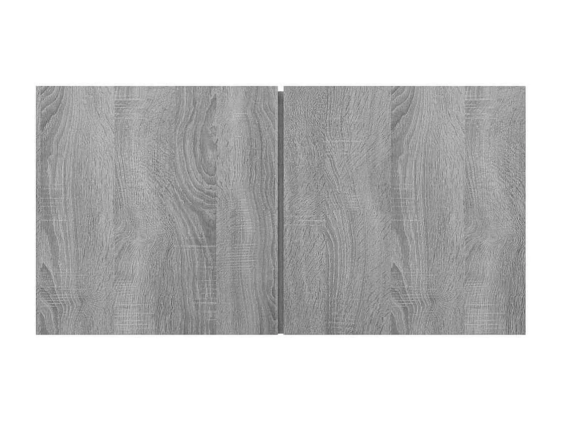 Tv-hangmeubelen | Tv-Banken | TV-kasten 2 st 60x30x30 cm bewerkt hout grijs sonoma