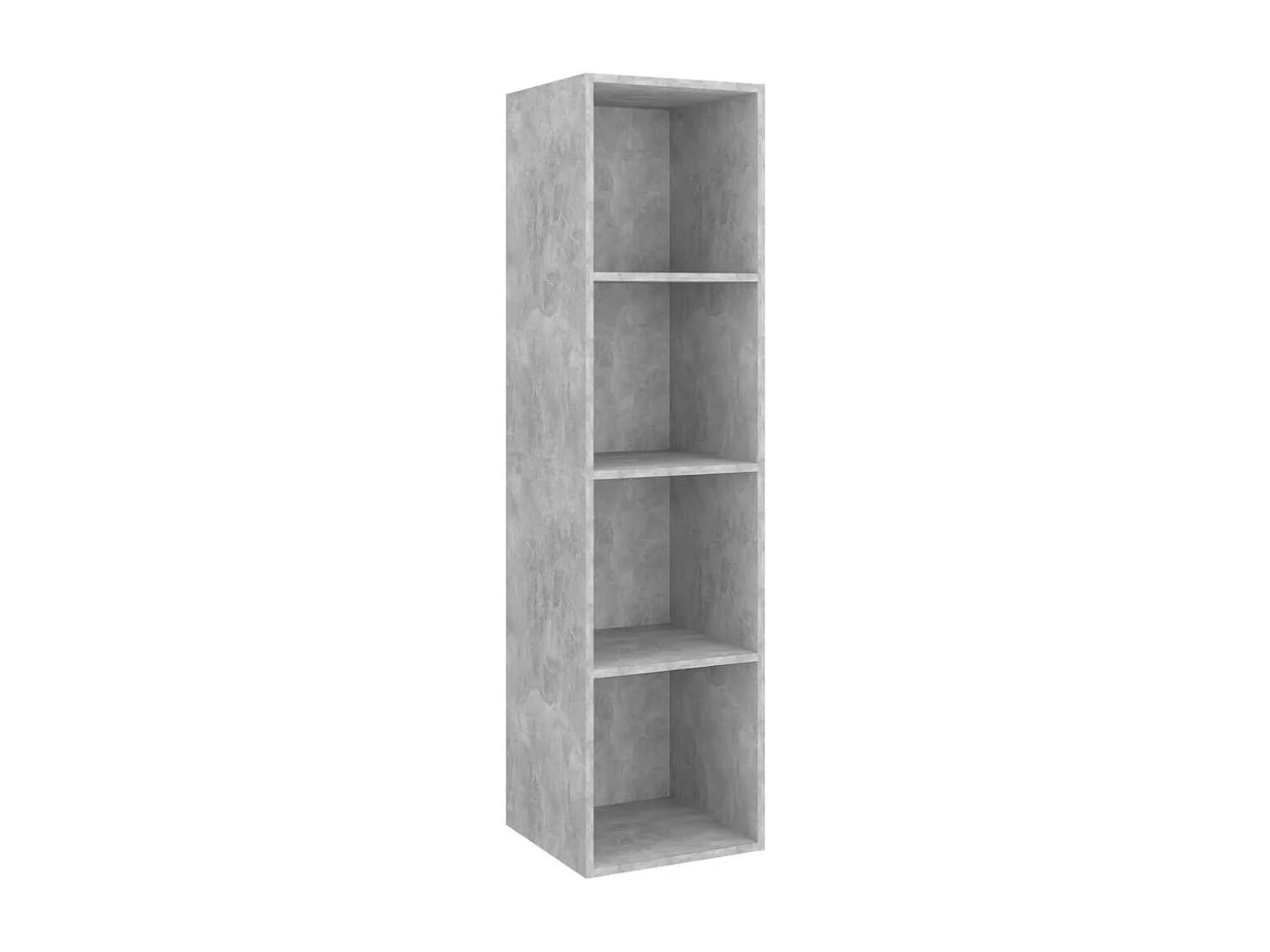 Meuble TV | Banc TV | Armoire TV mural Gris béton 37x37x142,5 cm Bois d’ingénierie