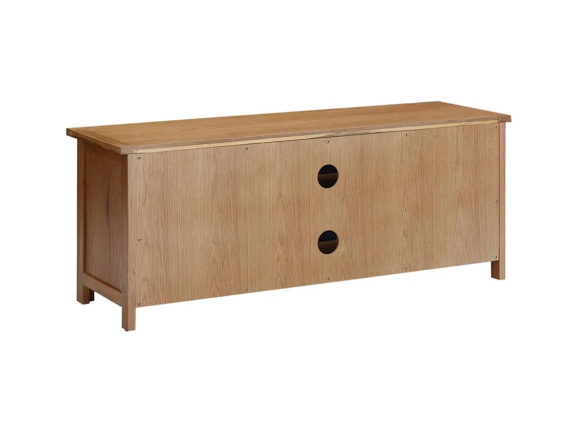 Mueble para TV  | Gabinete de TV |  Mueble de salón madera maciza de roble 110x35x44 cm