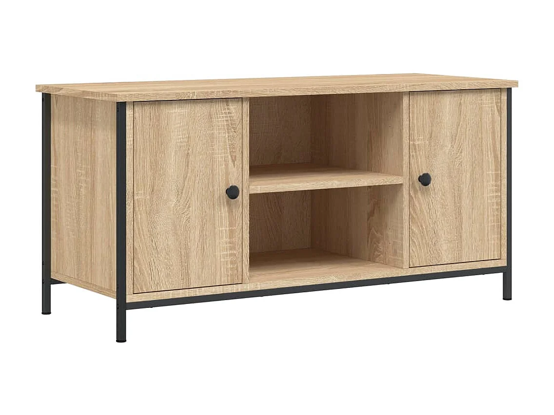 Mueble para TV  | Gabinete de TV |  Mueble de salón madera contrachapada roble Sonoma 100x40x50 cm