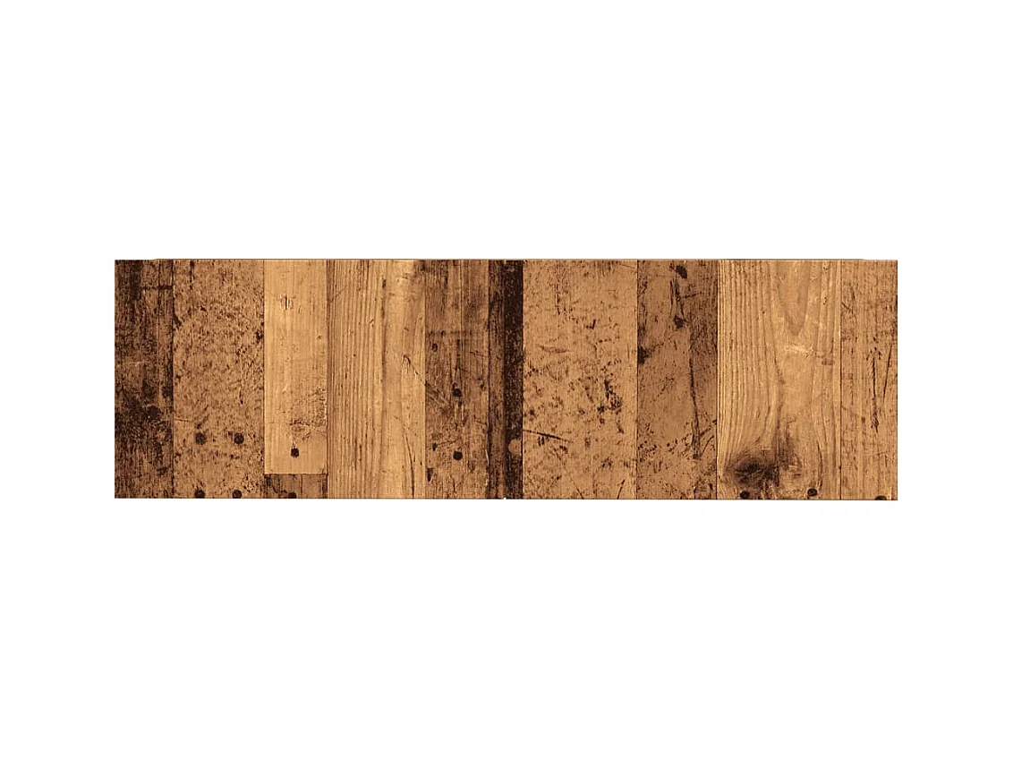 muebles para TV  | Gabinetes de TV |  Muebles de salón de pared 2 uds madera envejecida 100x30x30 cm