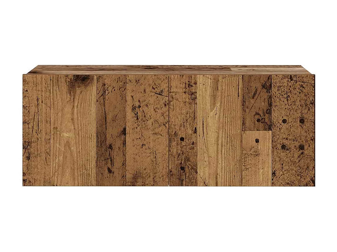 Meubles TV | Bancs TV | Armoires TV muraux 6 pcs vieux bois bois d'ingénierie