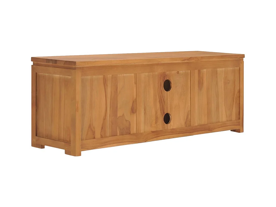 Mueble para TV  | Gabinete de TV |  Mueble de salón madera maciza de teca 110x30x40 cm